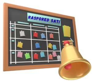 iKONA – RASPORED SATI